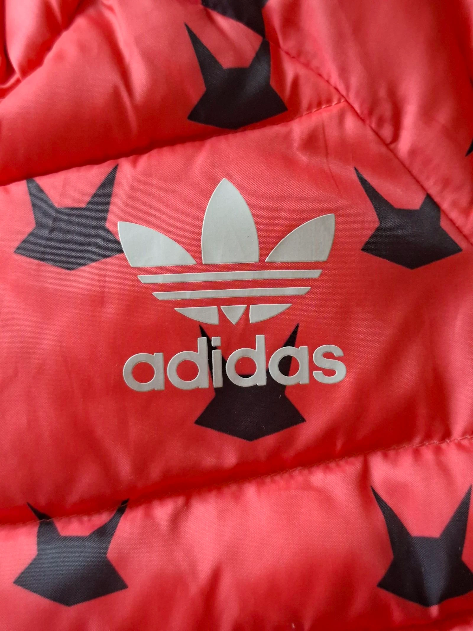 Adidas Originals chaqueta bebé roja coral estampada 3-6 meses 68 – photo 3